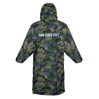 Two Bare Feet Kids Weatherproof Changing Robe & Changing Mat - Green Camo / Green Extra Image 1 Preview